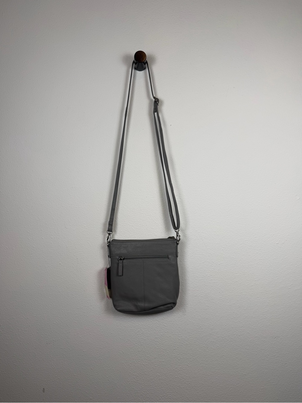 Everyday Gray Crossbody Cosmetic Pouch - Sleek Organizer